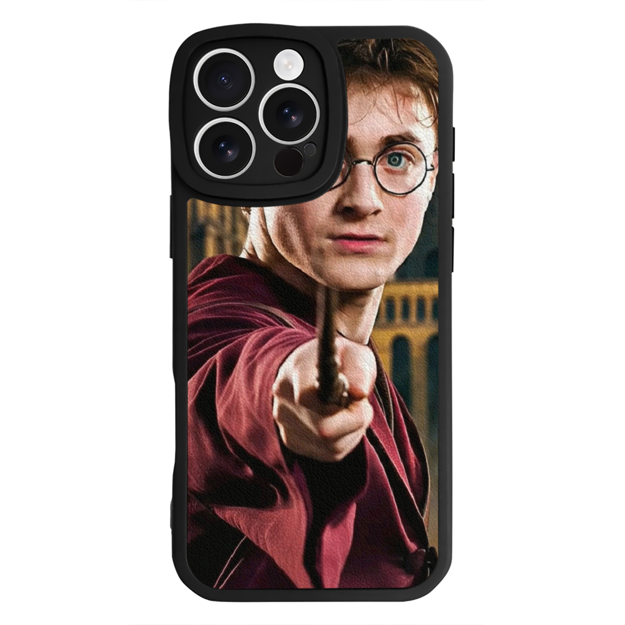 （画像用） Harry Potter ハリー・ポッターシリーズ 【iPhone 16シリーズ対応】シリコンスマホケース（レザー調） 材質：シリコン